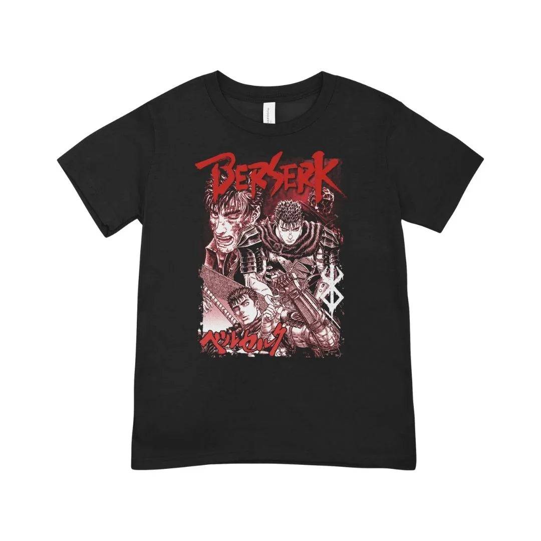 T-shirt Berserk – Esprit du Guerrier Noir - Geek Store