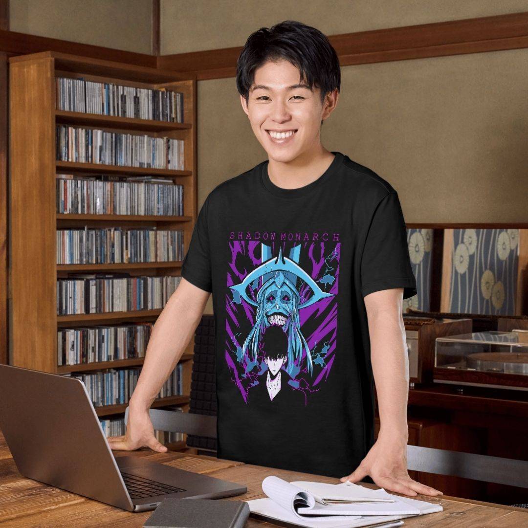 Tshirt Solo Leveling – Shadow Monarch