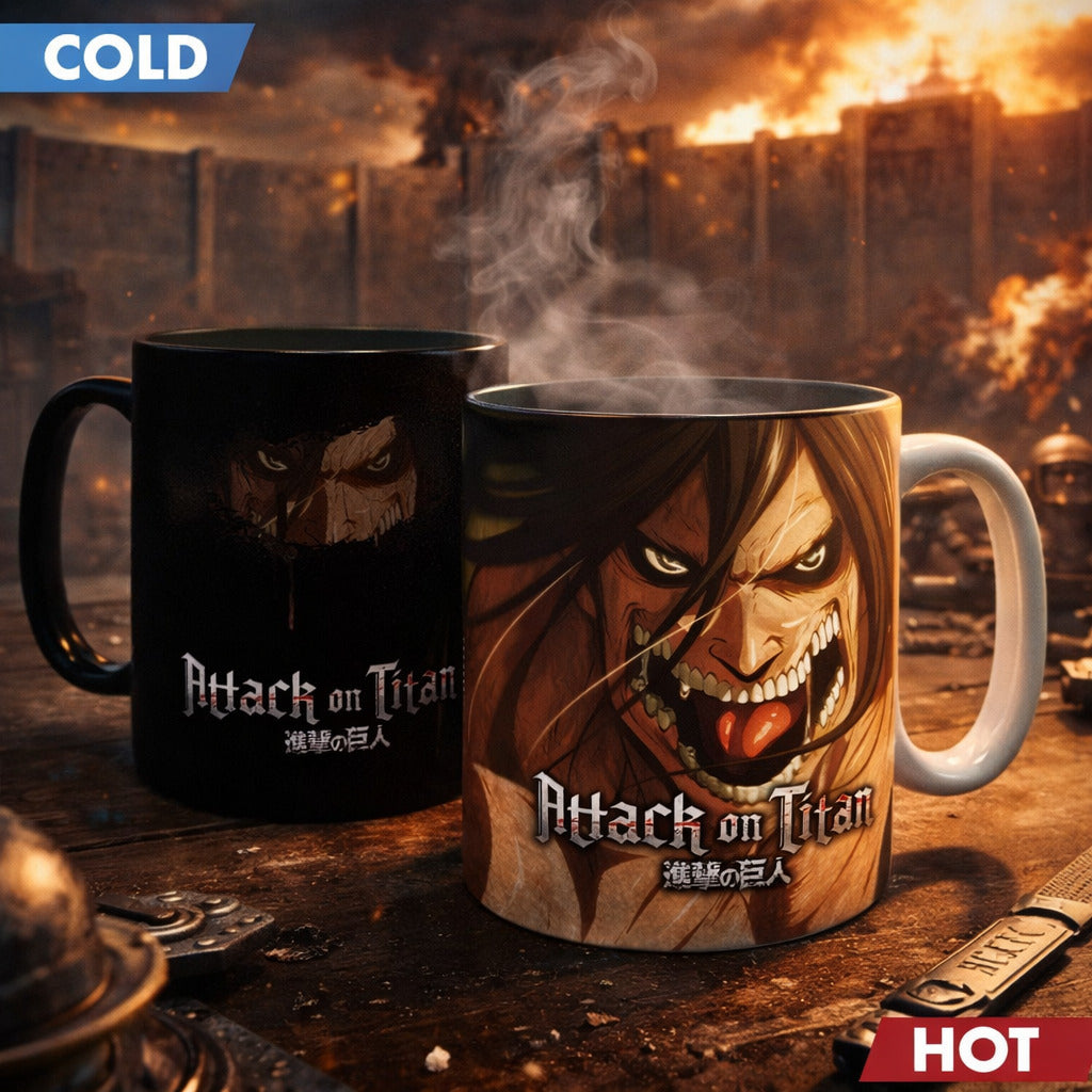 Mug Heat Change l'attaque des titans - Geek Store