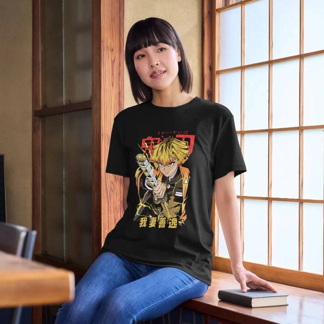 Tshirt Demon Slayer Zenitsu Agatsuma