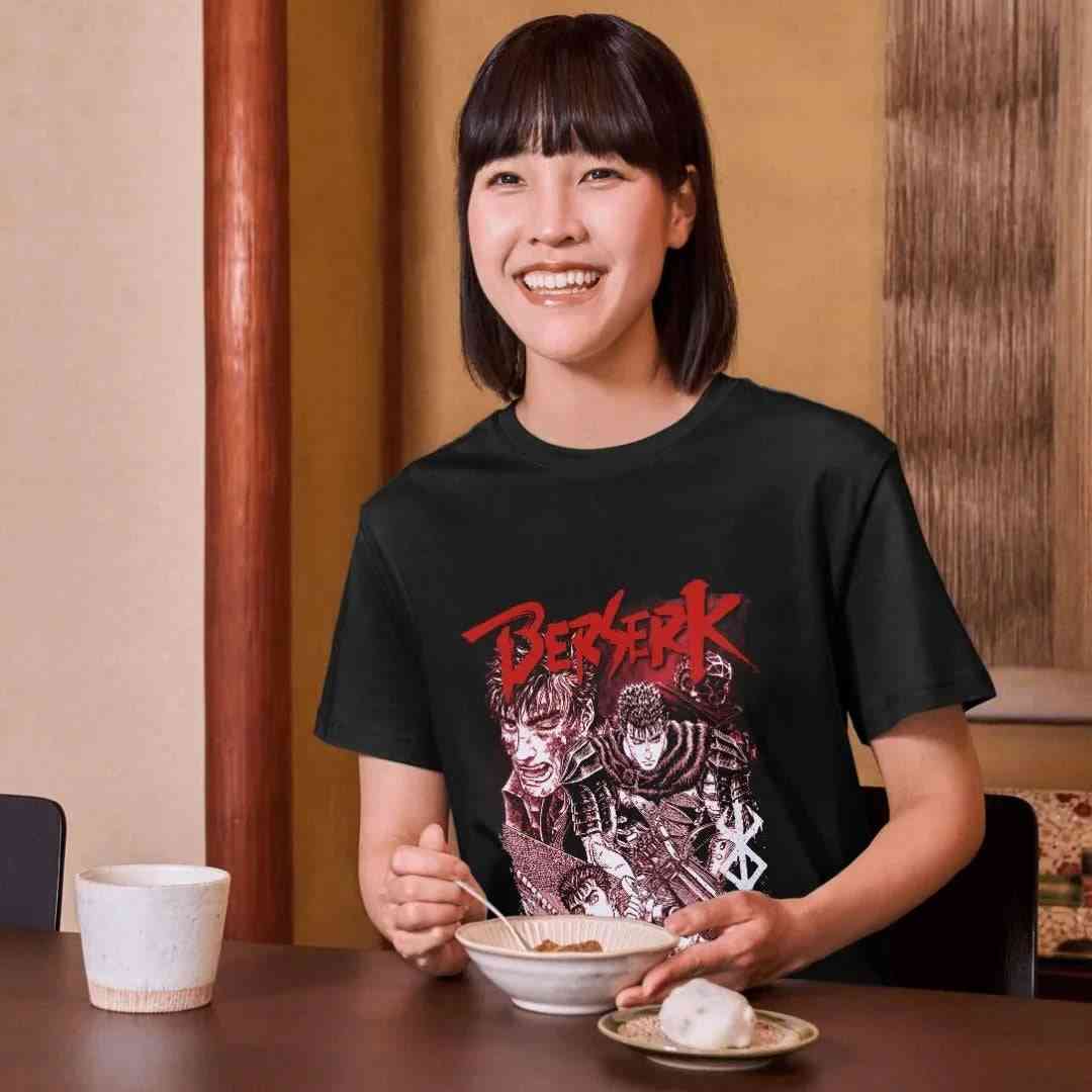 T-shirt Berserk – Esprit du Guerrier Noir