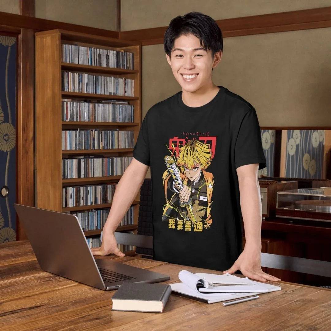Tshirt Demon Slayer Zenitsu Agatsuma - Geek Store