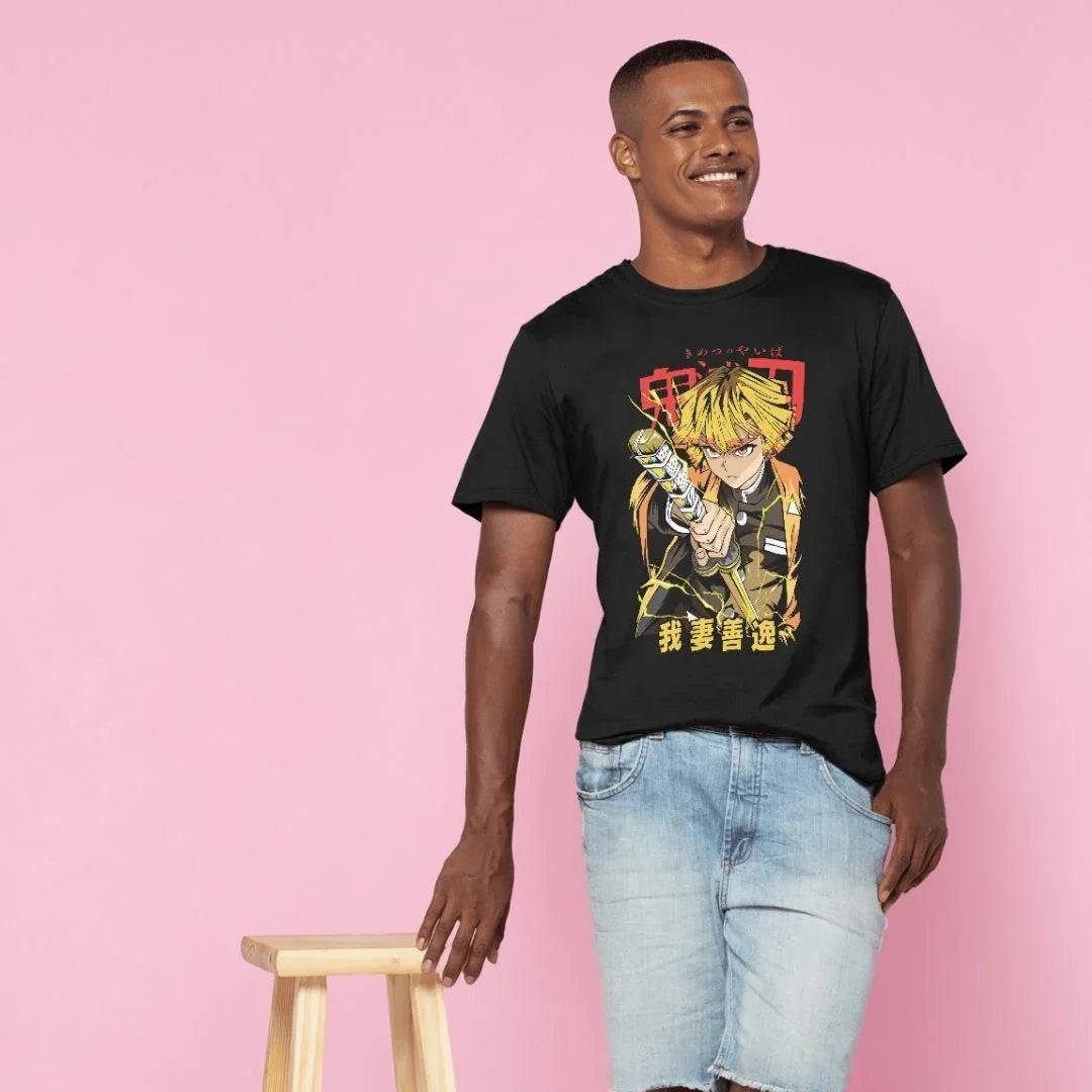 Tshirt Demon Slayer Zenitsu Agatsuma