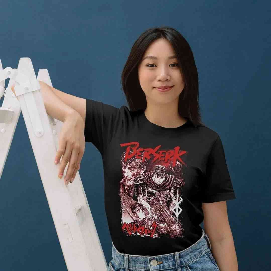 T-shirt Berserk – Esprit du Guerrier Noir