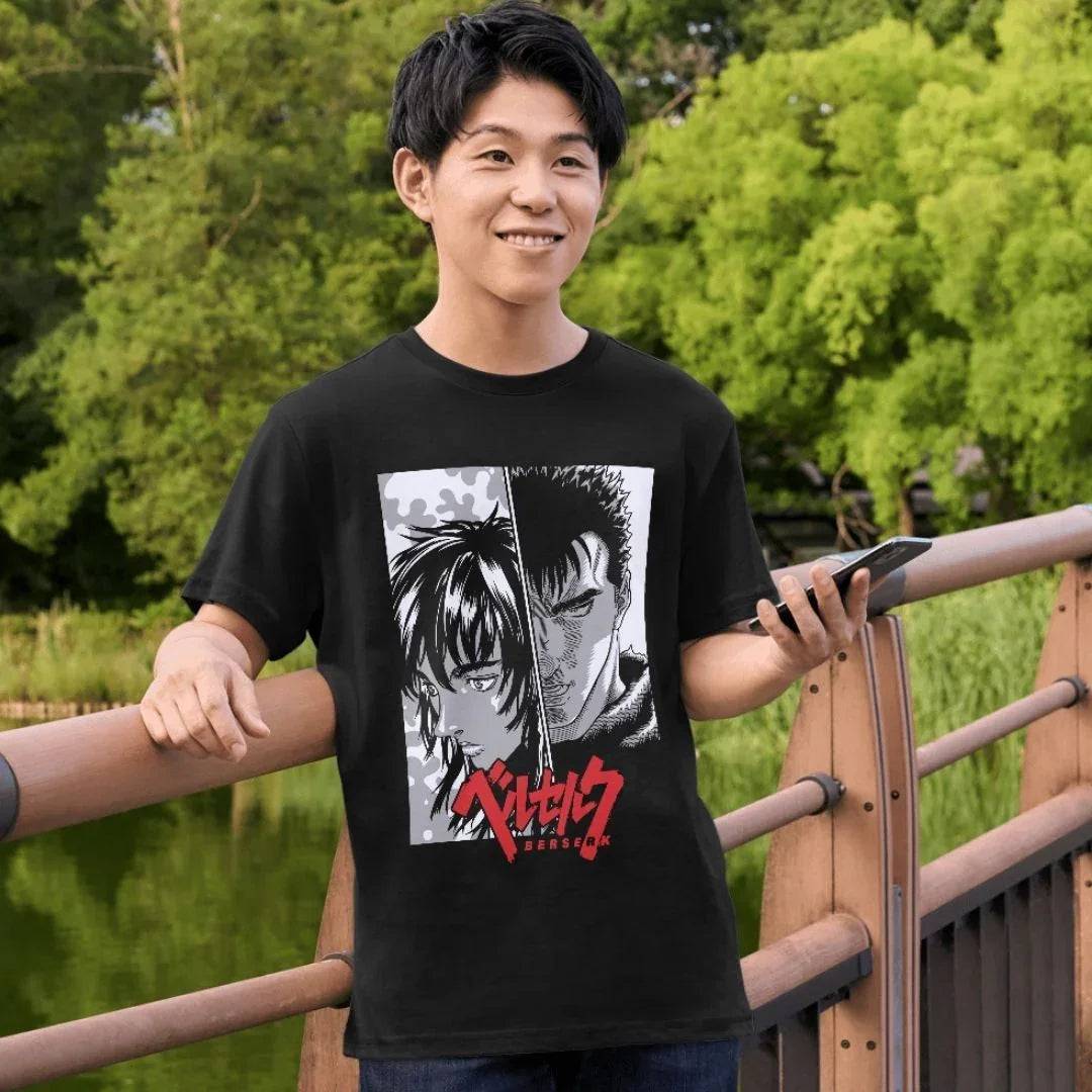 Tshirt Berserk Dualité des Héros