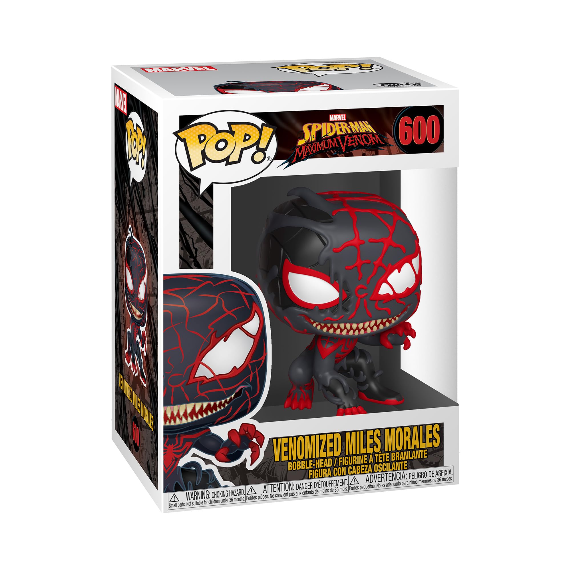 Figurine POP Spider-Man Maximum Venom Marvel – Venomized Miles Morale