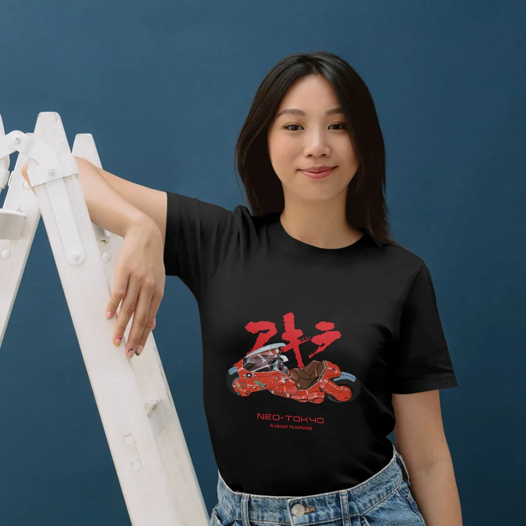 T-shirt Akira – Kaneda & sa moto légendaire