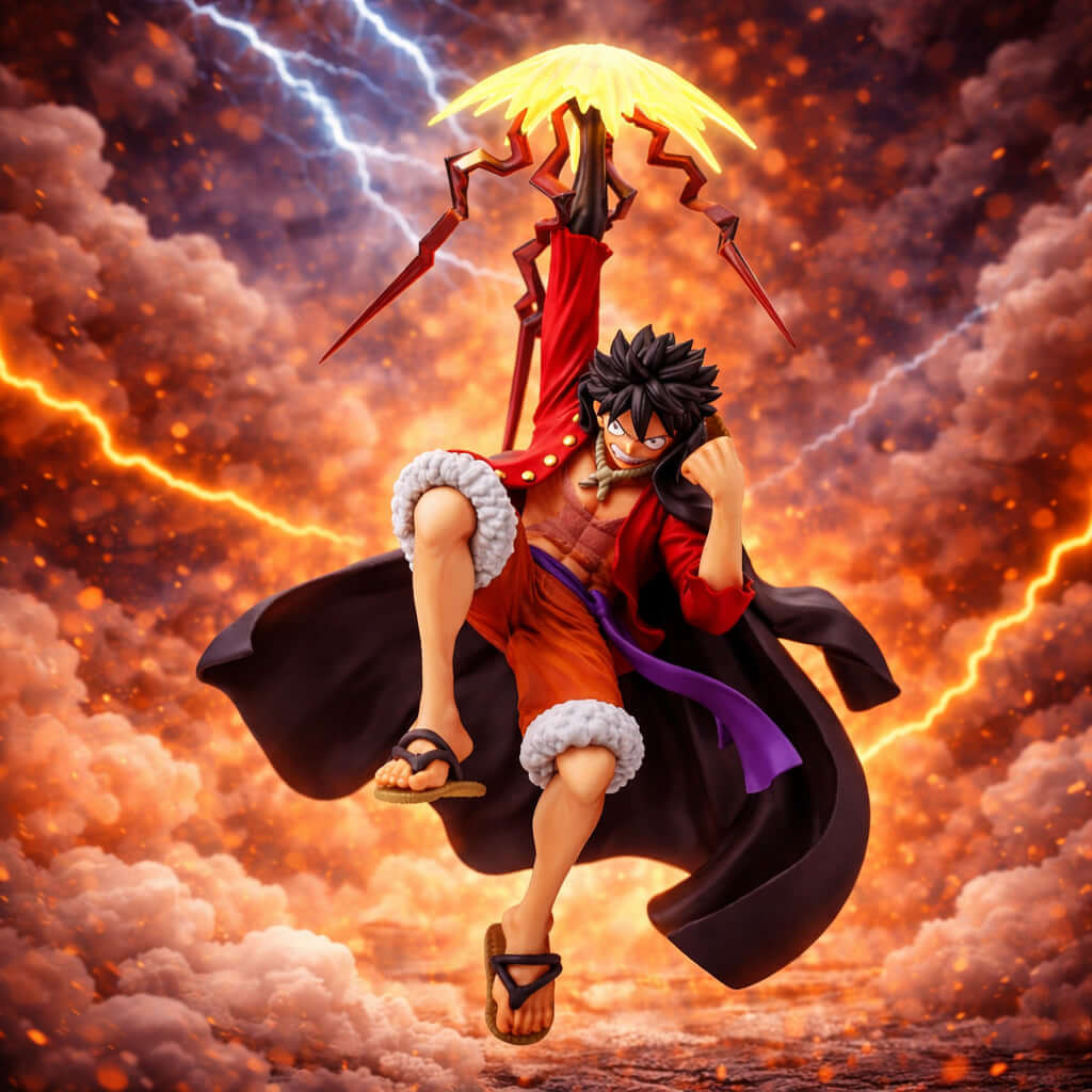 Figurine One Piece Monkey D Luffy Battle Record - Geek Store