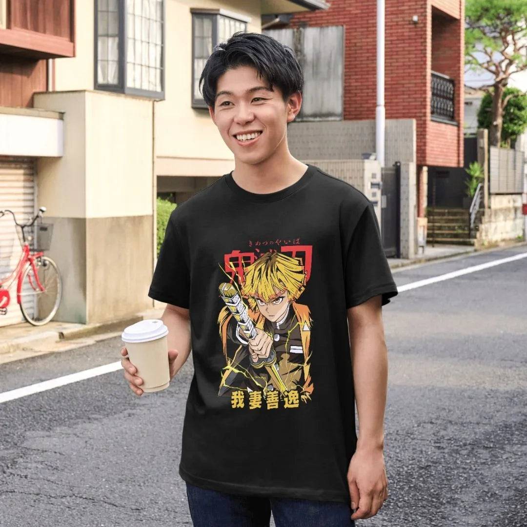 Tshirt Demon Slayer Zenitsu Agatsuma - Geek Store