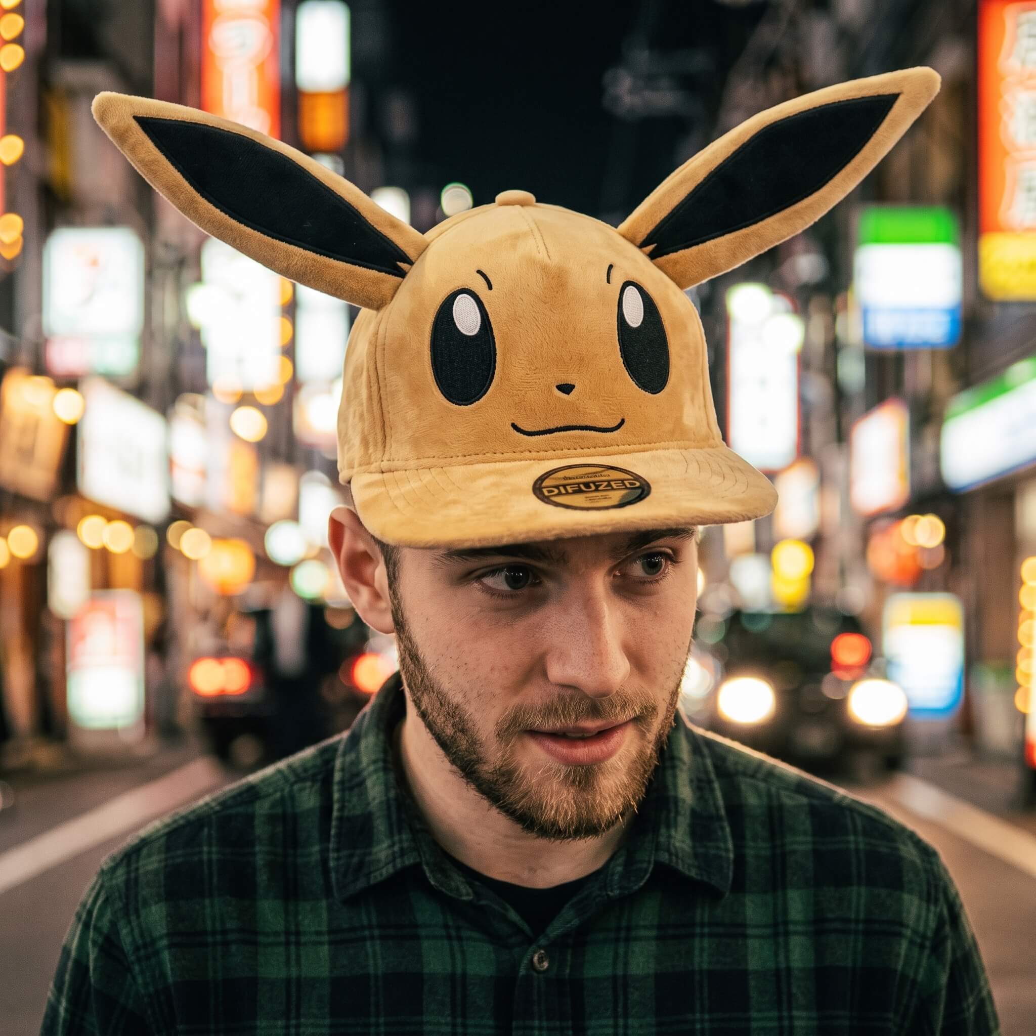 Casquette Évoli Pokémon Peluche