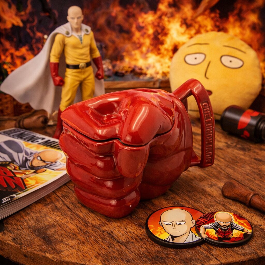 Mug 3D One Punch Man Poing Saitama - Geek Store