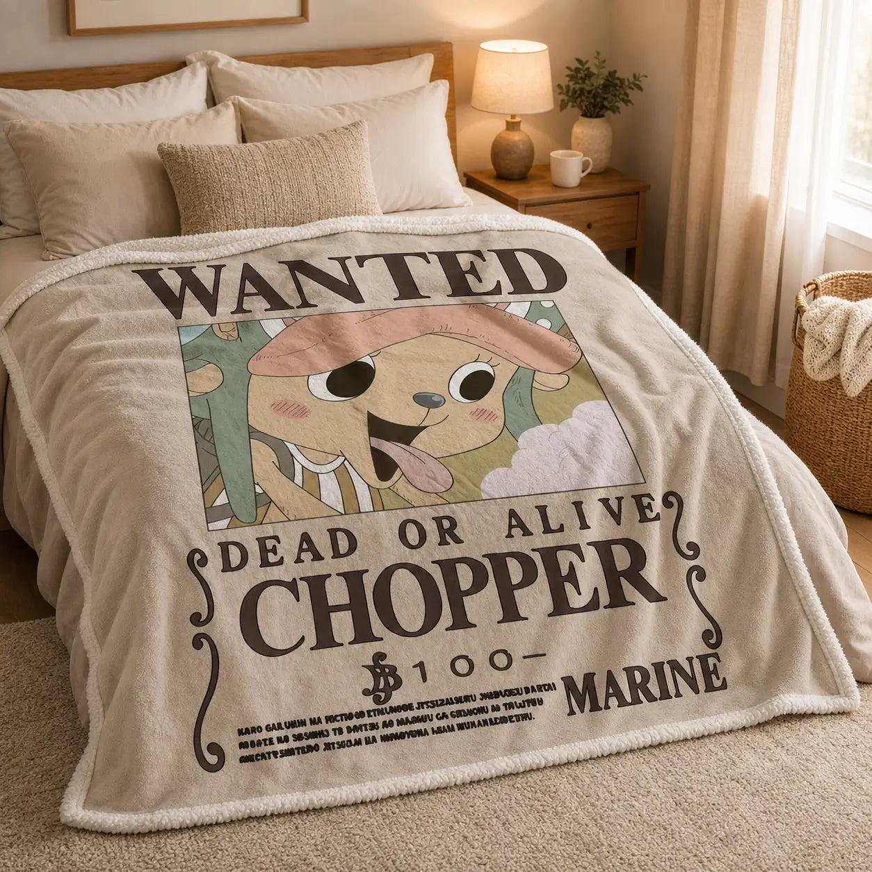 Couverture One Piece Sherpa Chopper Dead or Alive