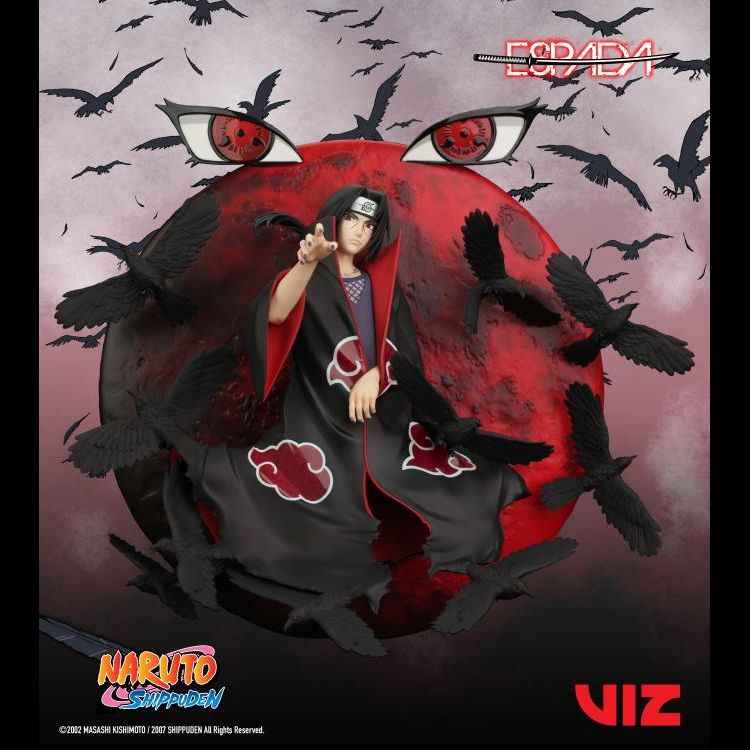 Statuette de mur 25cm NARUTO SHIPPUDEN Itachi Uchiha -