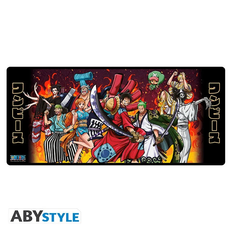 Tapis de souris One Piece Bataille à Wano XXL