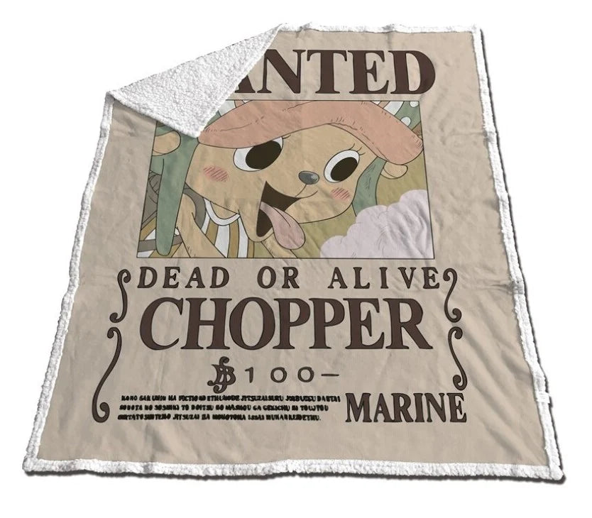 Couverture One Piece Sherpa Chopper Dead or Alive