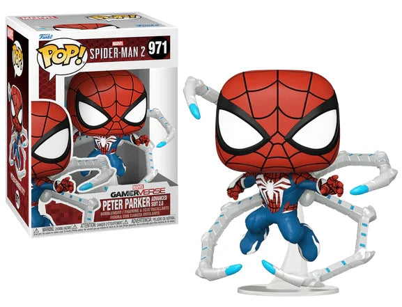 Figurine POP Marvel Games Peter Parker Advanced Suit 2.0