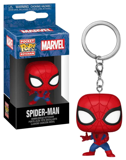 Porte-clés Funko Pocket Pop Marvel New Classics- Spider-Man