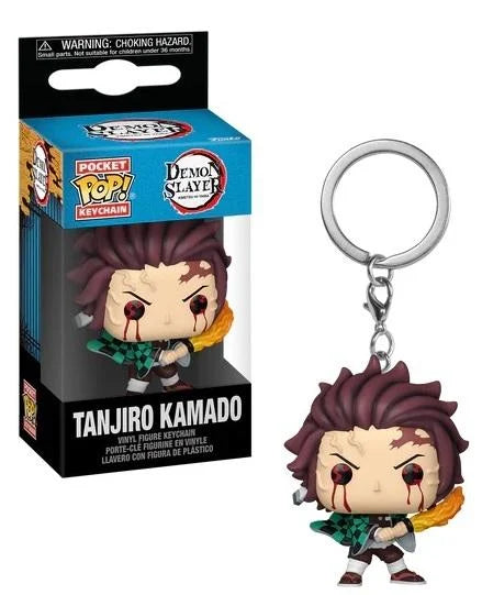 Porte-clés Funko Pocket Pop Demon Slayer Tanjiro (Sun Breathing)