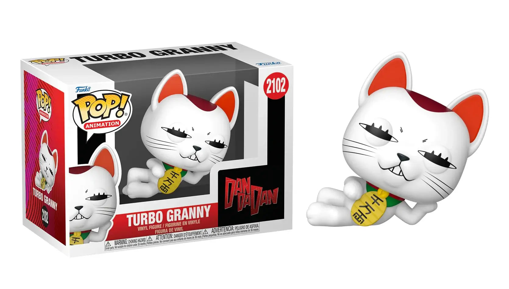 Figurine POP Animation DANDADAN Turbo Granny Cat