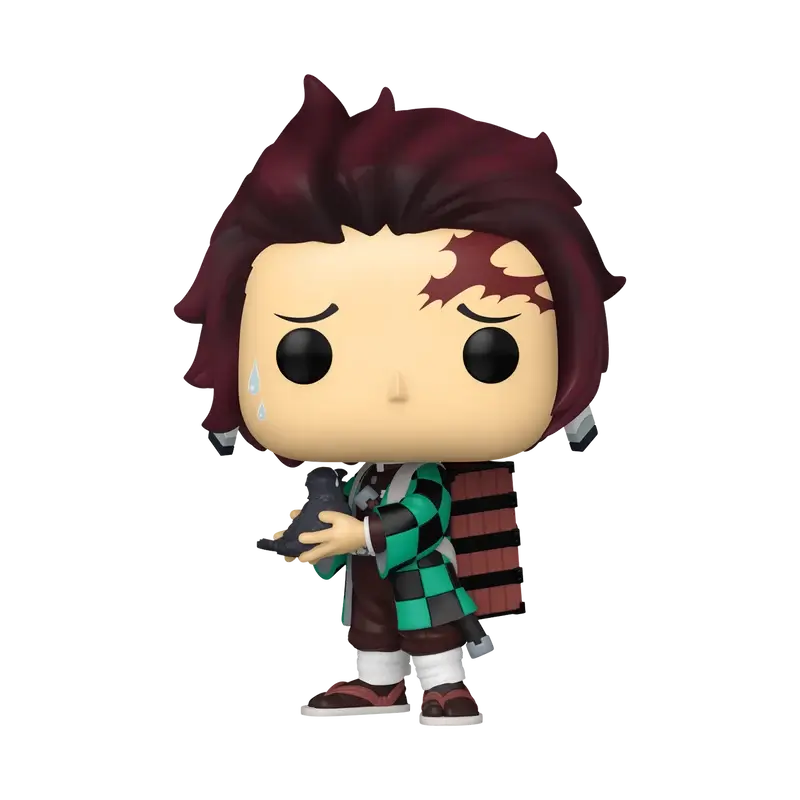 Figurine POP Anime Demon Slayer Tanjiro w/Crow