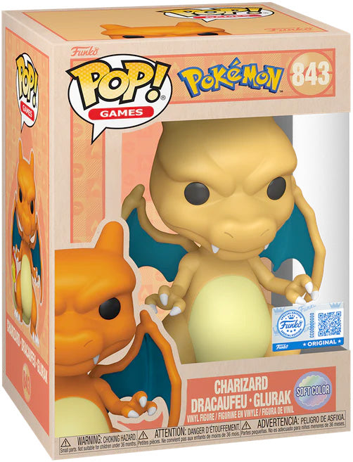 Figurine POP Pokemon Dracaufeu Soft Color - Édition Spéciale