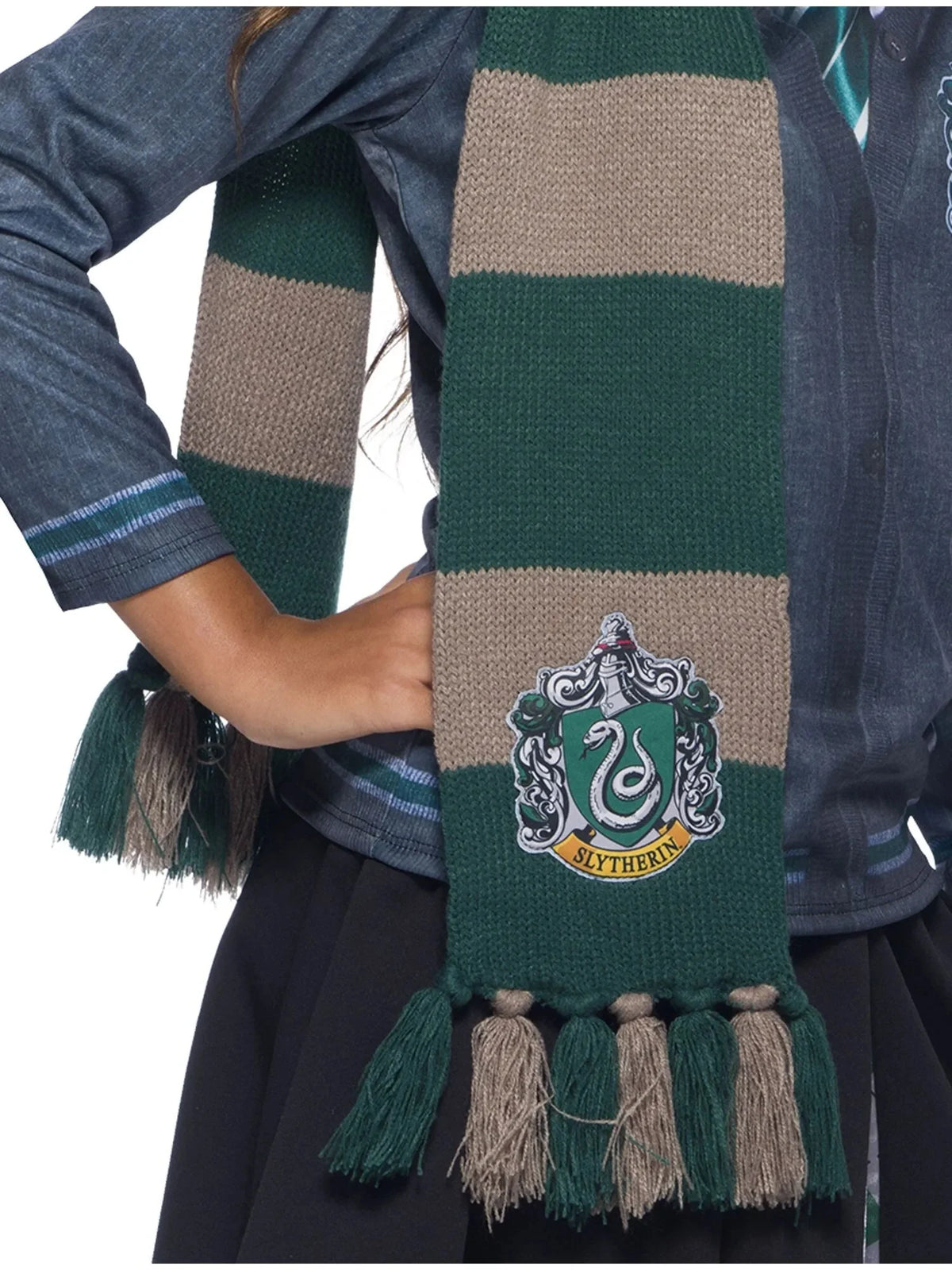Echarpe Harry Potter Tricotée Serpentard