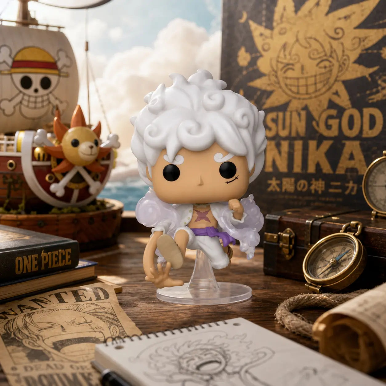 Figurine POP Animation One Piece Luffy Gear 5