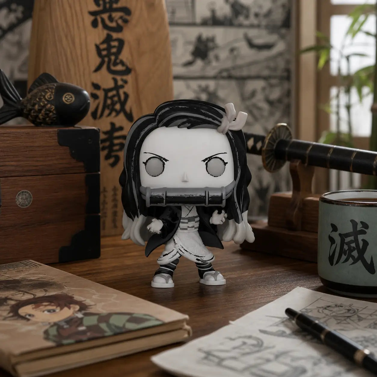 Figurine POP Anime Demon Slayer Nezuko Sumi-ink
