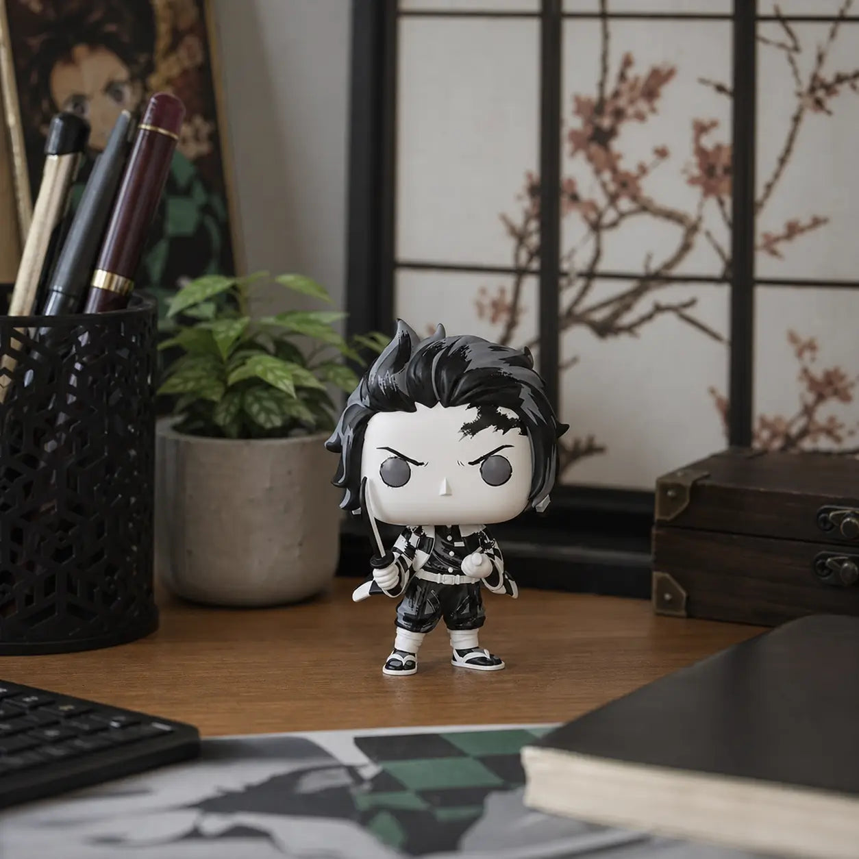 Figurine POP Anime Demon Slayer Tanjiro Sumi-ink
