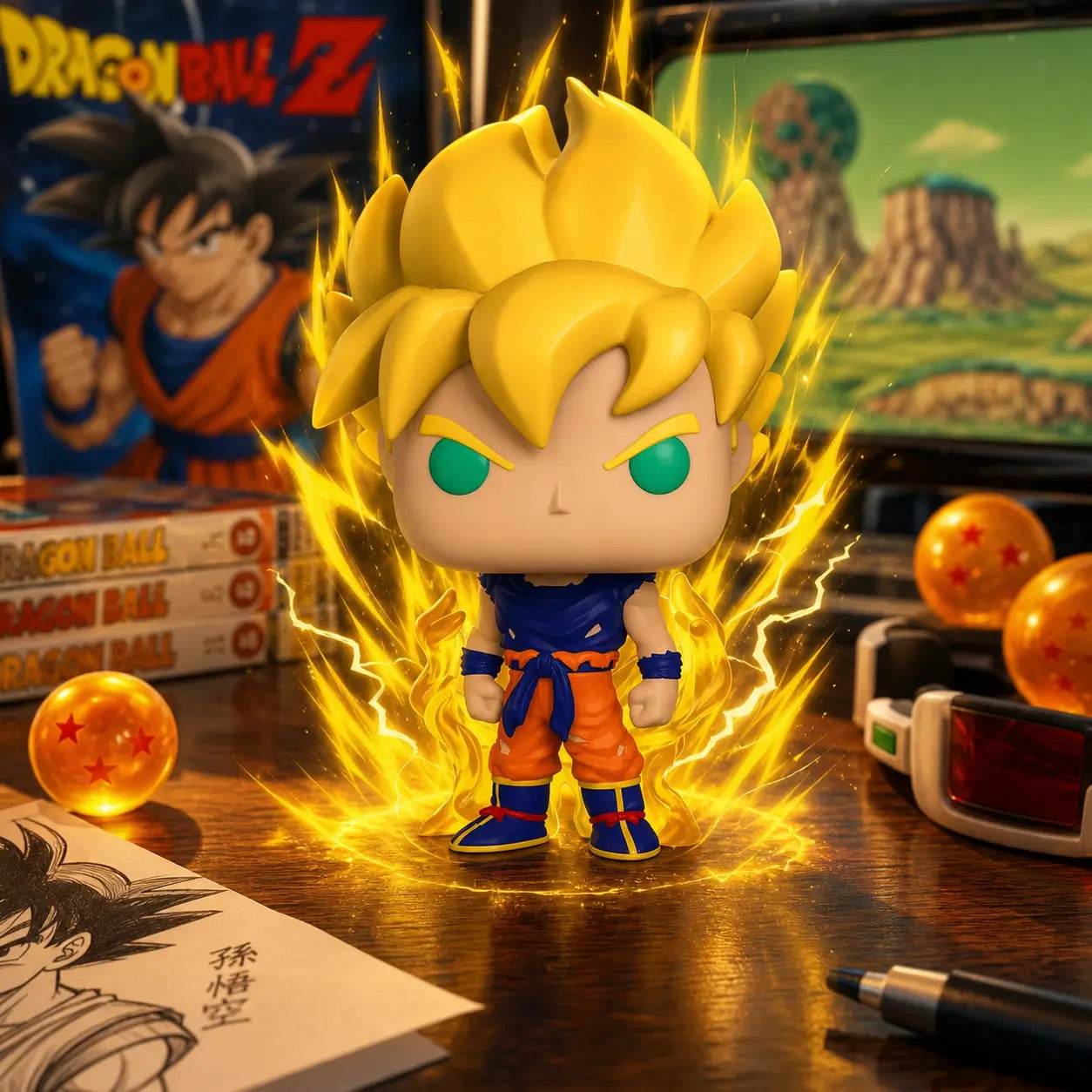 Figurine POP Dragon Ball Z S8- SSJ Goku (First Appearance)