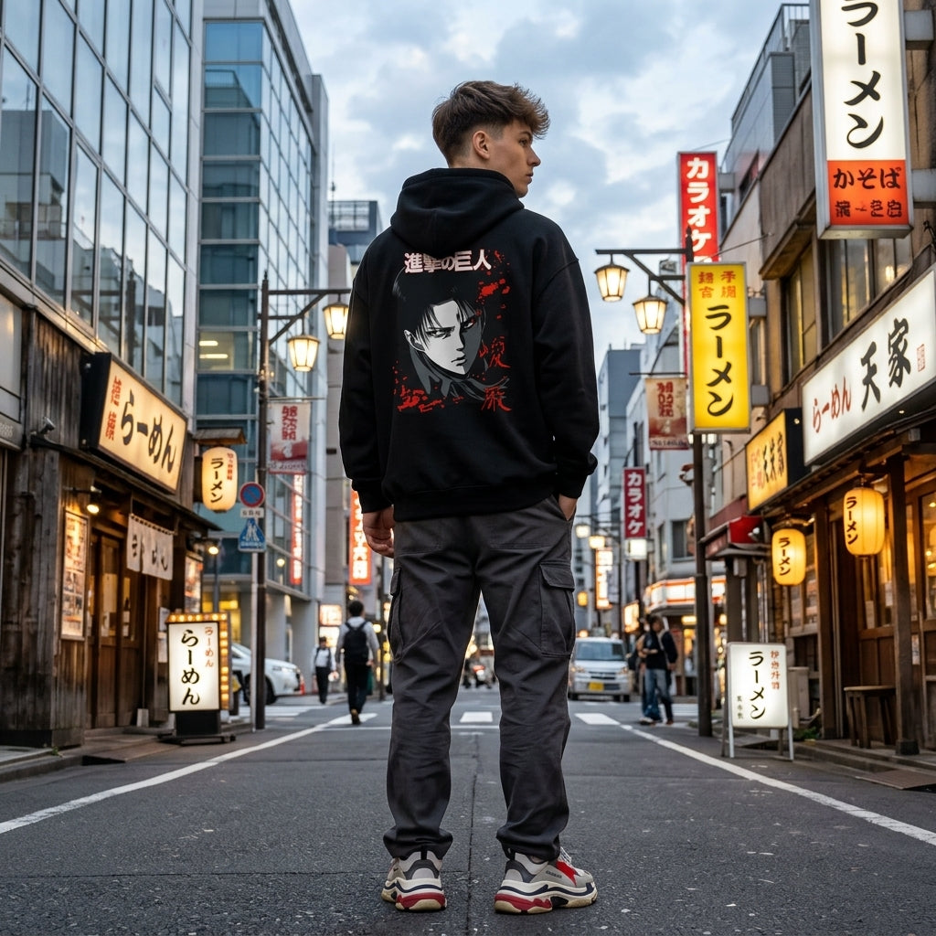 Sweat Attack on Titan – Levi Ackerman : Le confort et le style réunis