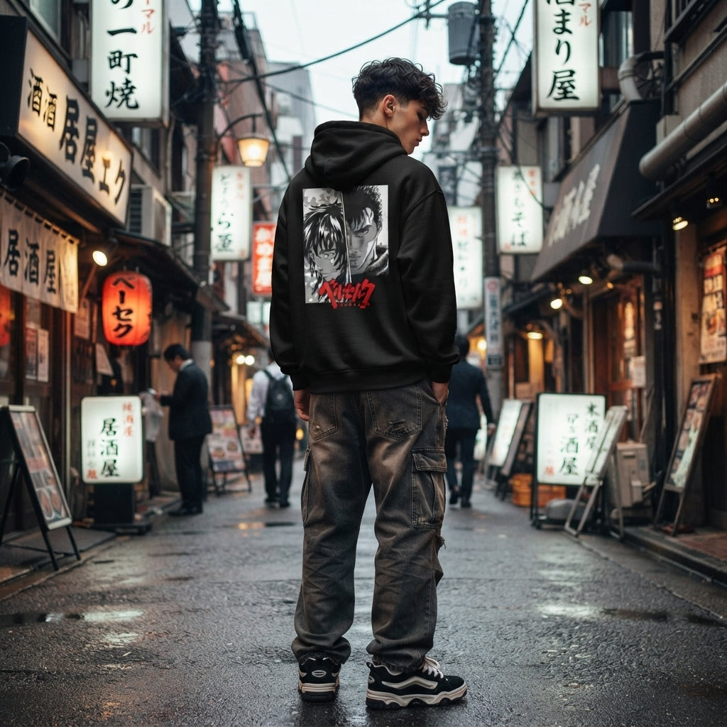 Sweat Berserk Dualité des Héros - Élégance et Puissance