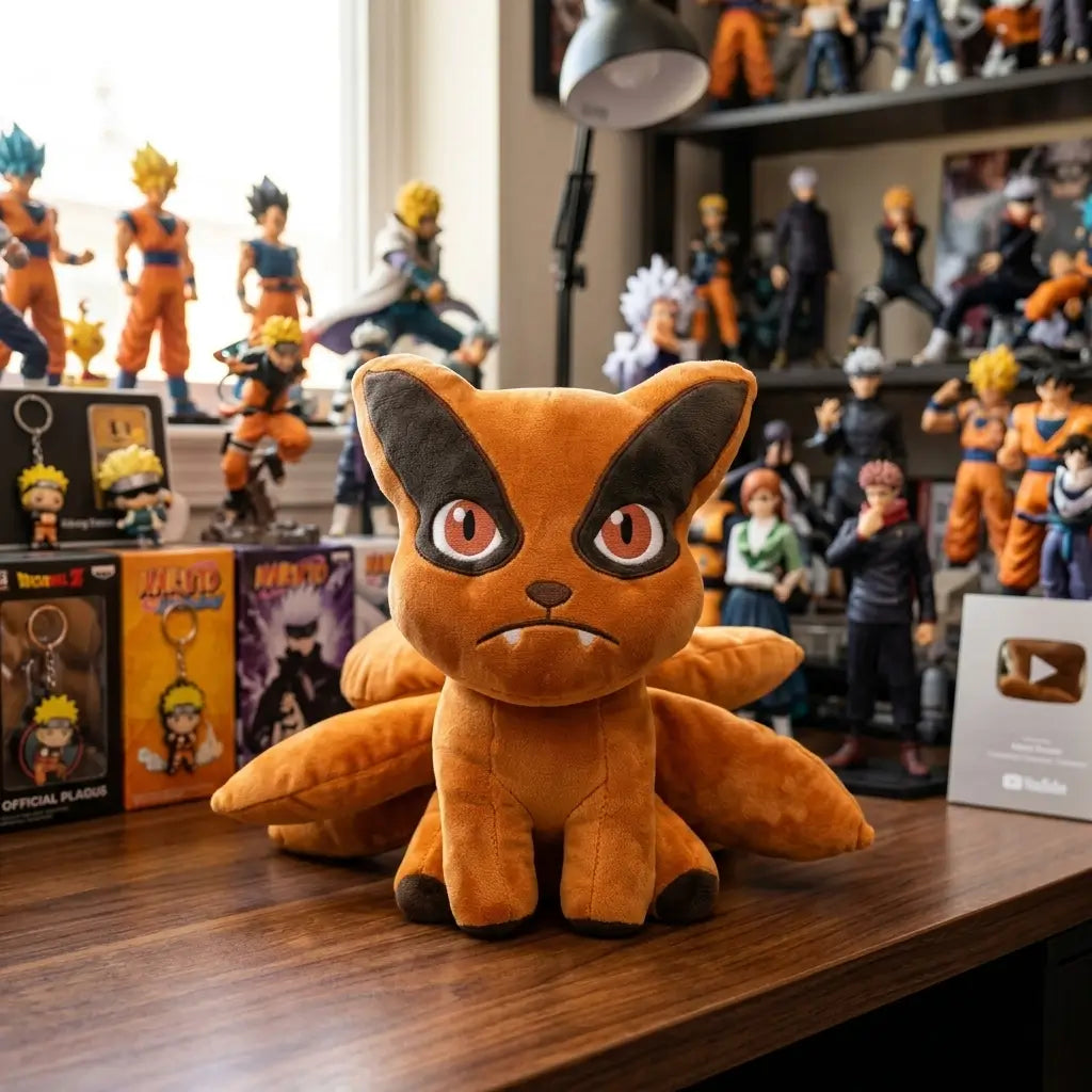 Peluche Naruto Kurama - Le Compagnon Idéal des Fans
