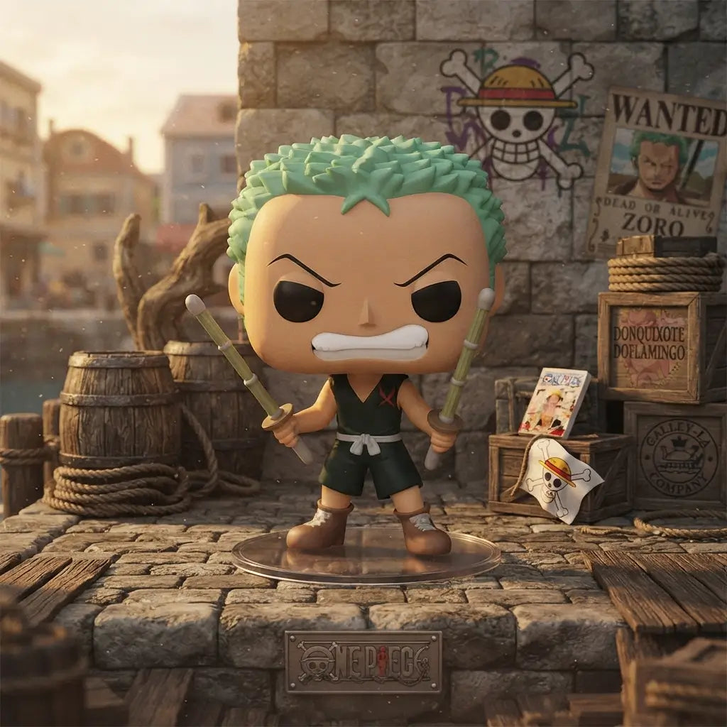 Figurine POP One Piece - Zoro enfant avec Katana
