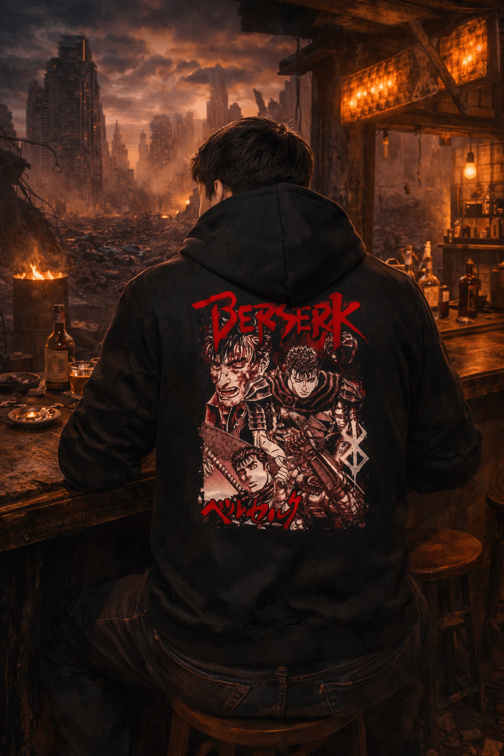 Sweat Berserk – Esprit du Guerrier - Geek Store