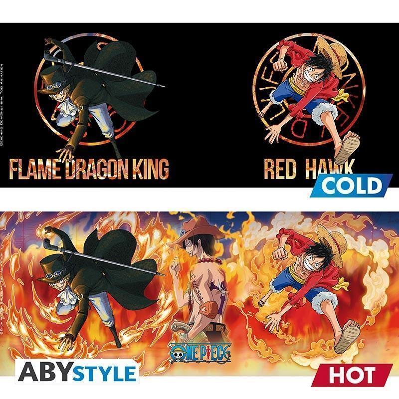 Mug Heat Change One Piece Luffy & Sabo