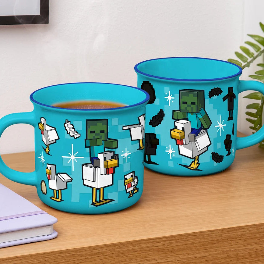 Mug Thermoréactif Minecraft - Poule Chevauchée 350ml
