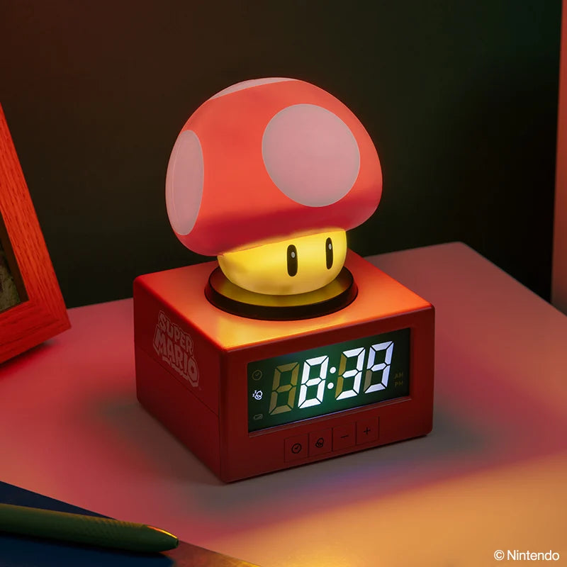 Reveil Lumineux Nintendo Super Mario Mushroom Icon