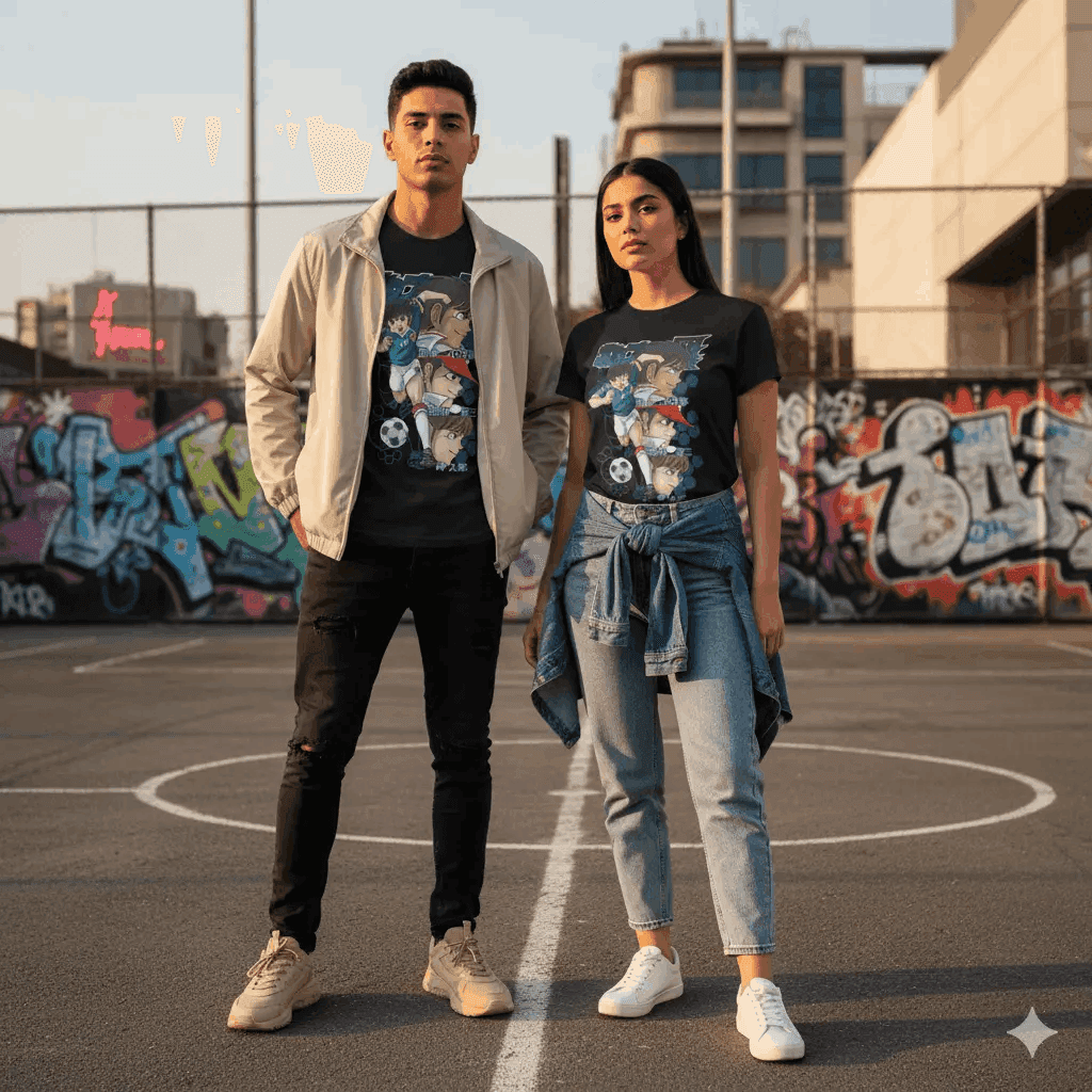 Tshirt Captain Tsubasa – Légende du football