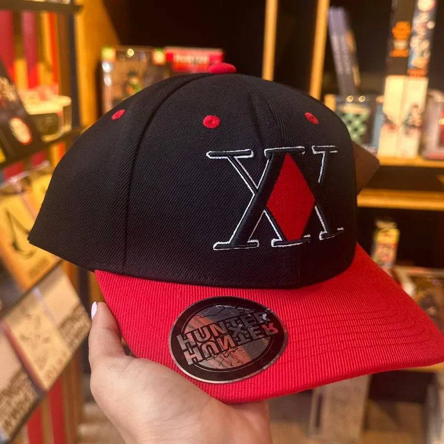Casquette Hunter X Hunter Noir & Rouge - Geek Store