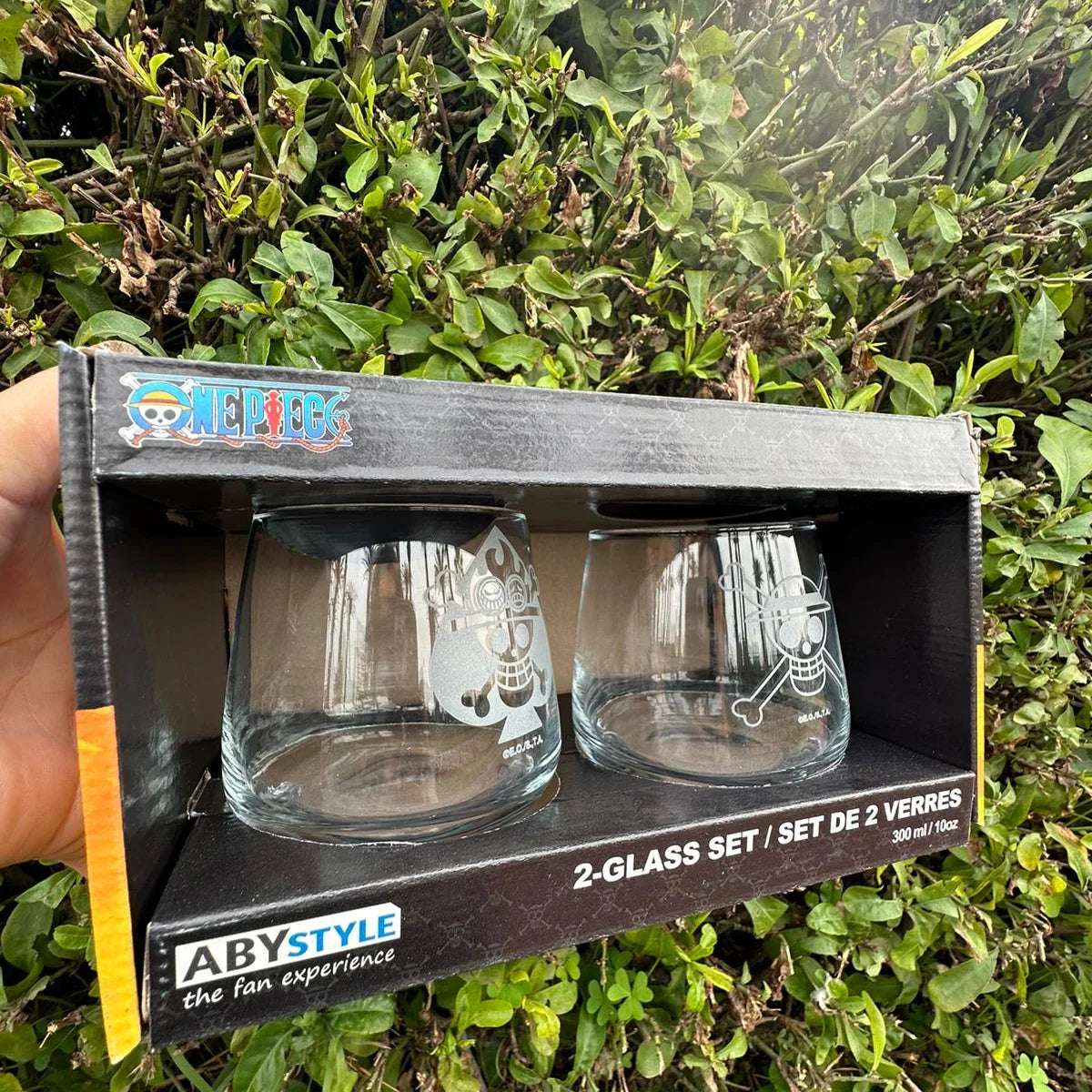 Set de 2 verres One Piece Luffy & Ace - Geek Store