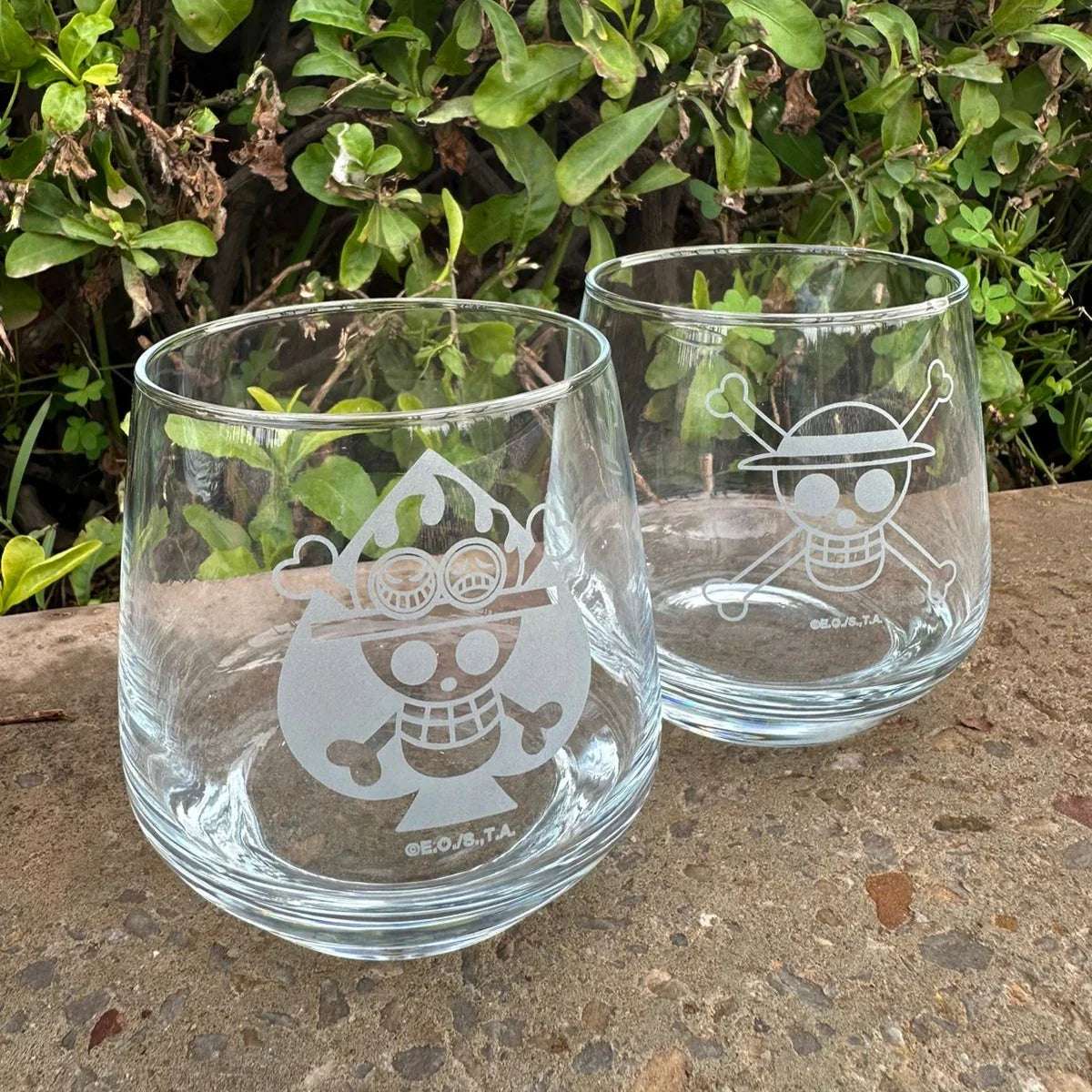 Set de 2 verres One Piece Luffy & Ace - Geek Store