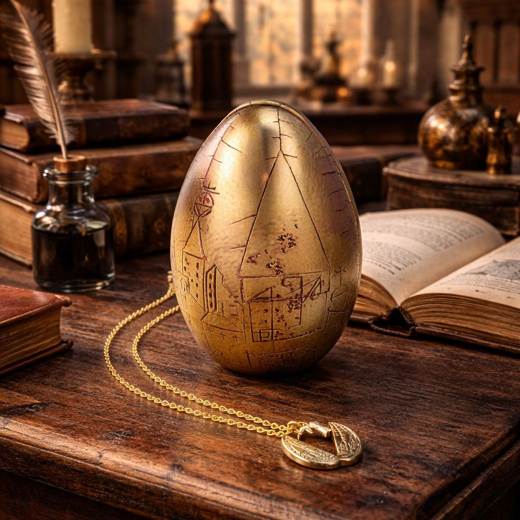 Réplique Harry Potter Oeuf d'Or - Gift Box + Collier - Geek Store