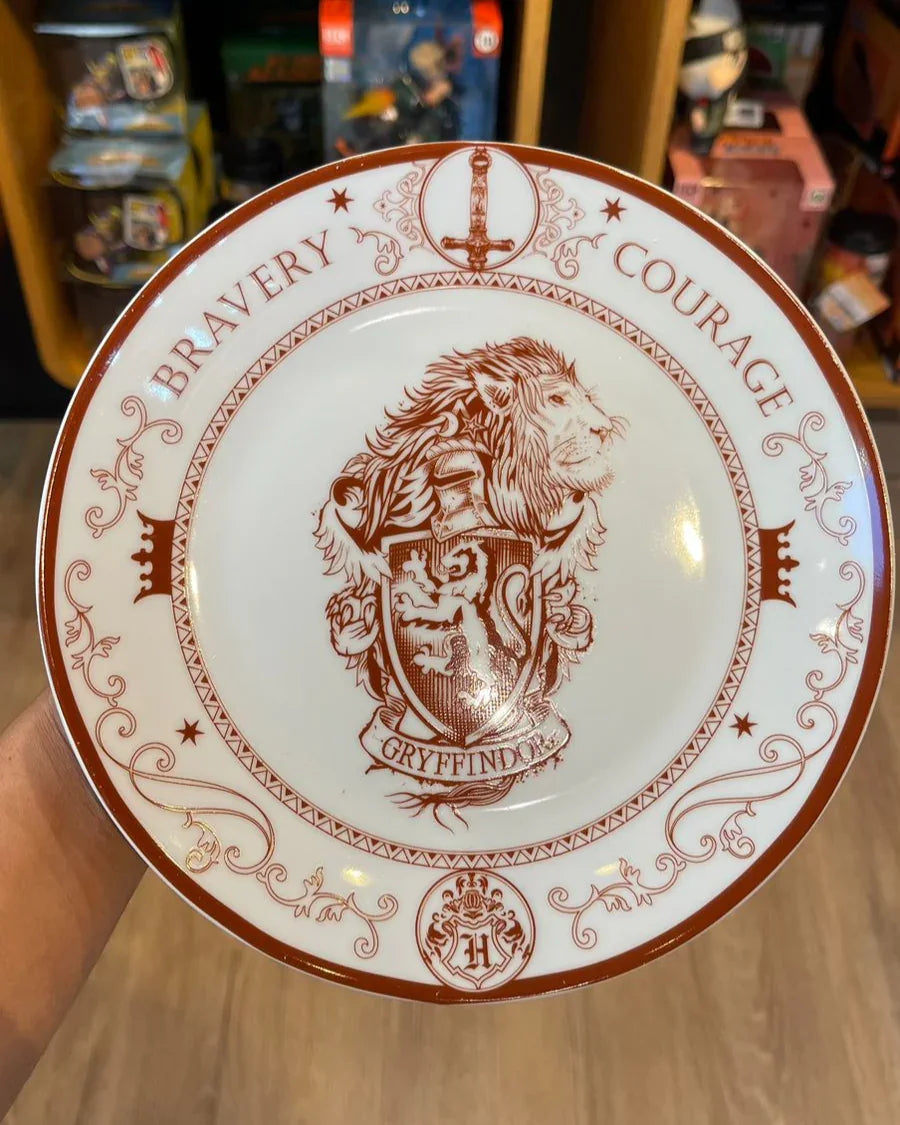 Set de 4 Assiettes Harry Potter Maisons Poudlard - Geek Store