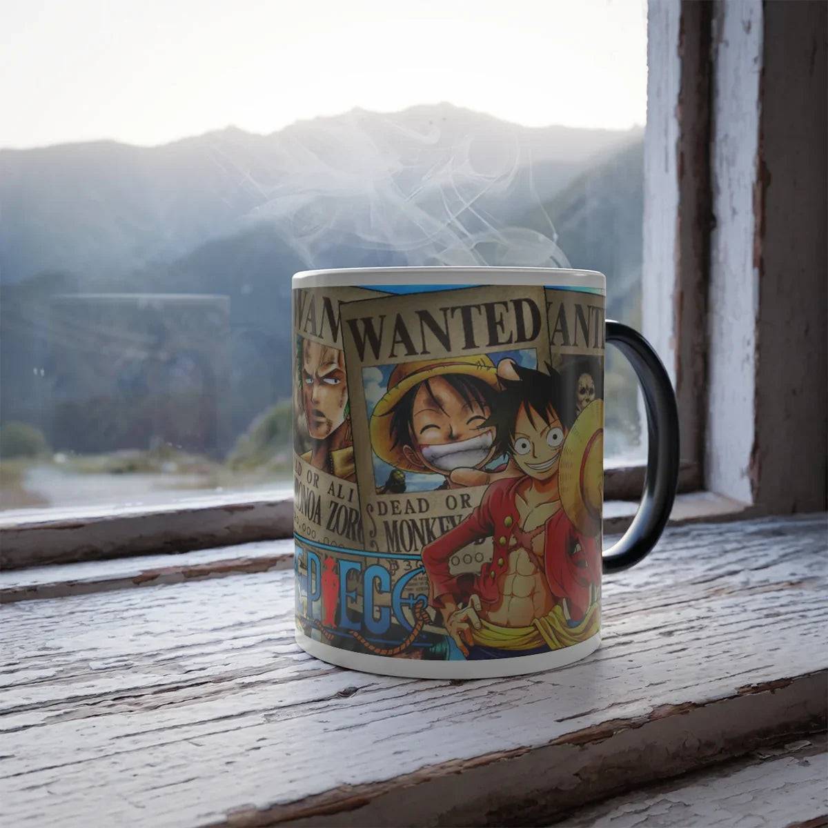 Mug Heat Change One Piece D. Luffy
