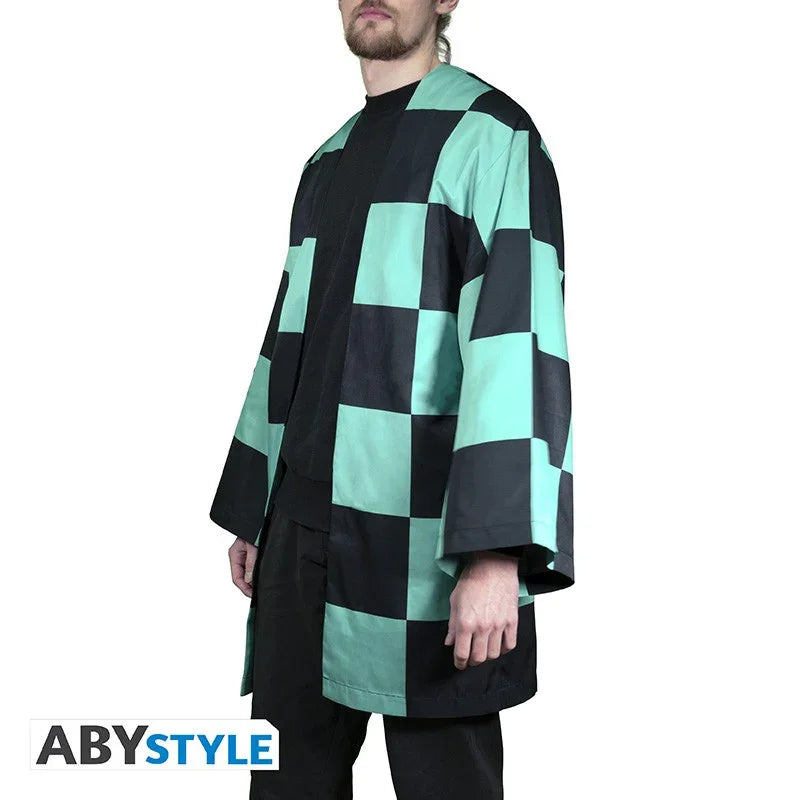 Veste Réplique Demon Slayer Tanjiro Haori de Tanjiro - Geek Store