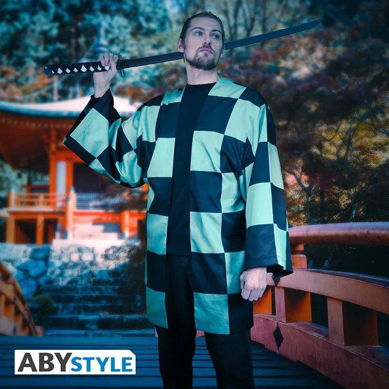 Veste Réplique Demon Slayer Tanjiro Haori de Tanjiro - Geek Store