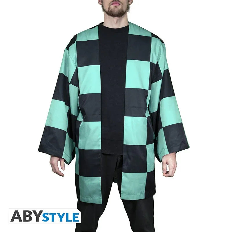 Veste Réplique Demon Slayer Tanjiro Haori de Tanjiro - Geek Store