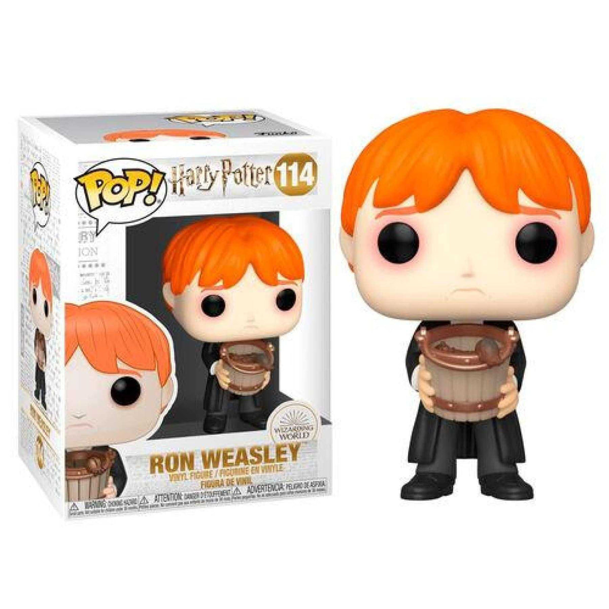 Figurine POP Harry Potter - Ron Puking Slugs Bucket