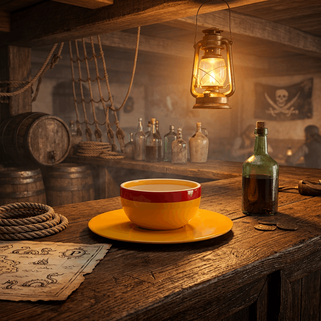 Bol et Soucoupe One Piece Chapeau de Paille - Geek Store